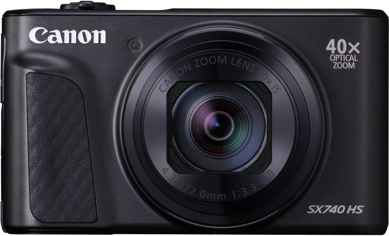 New Canon Powershot SX740 HS Black 20.3MP 40X Optical Zoom 4K Wifi 1 Year Au Wty image number 1