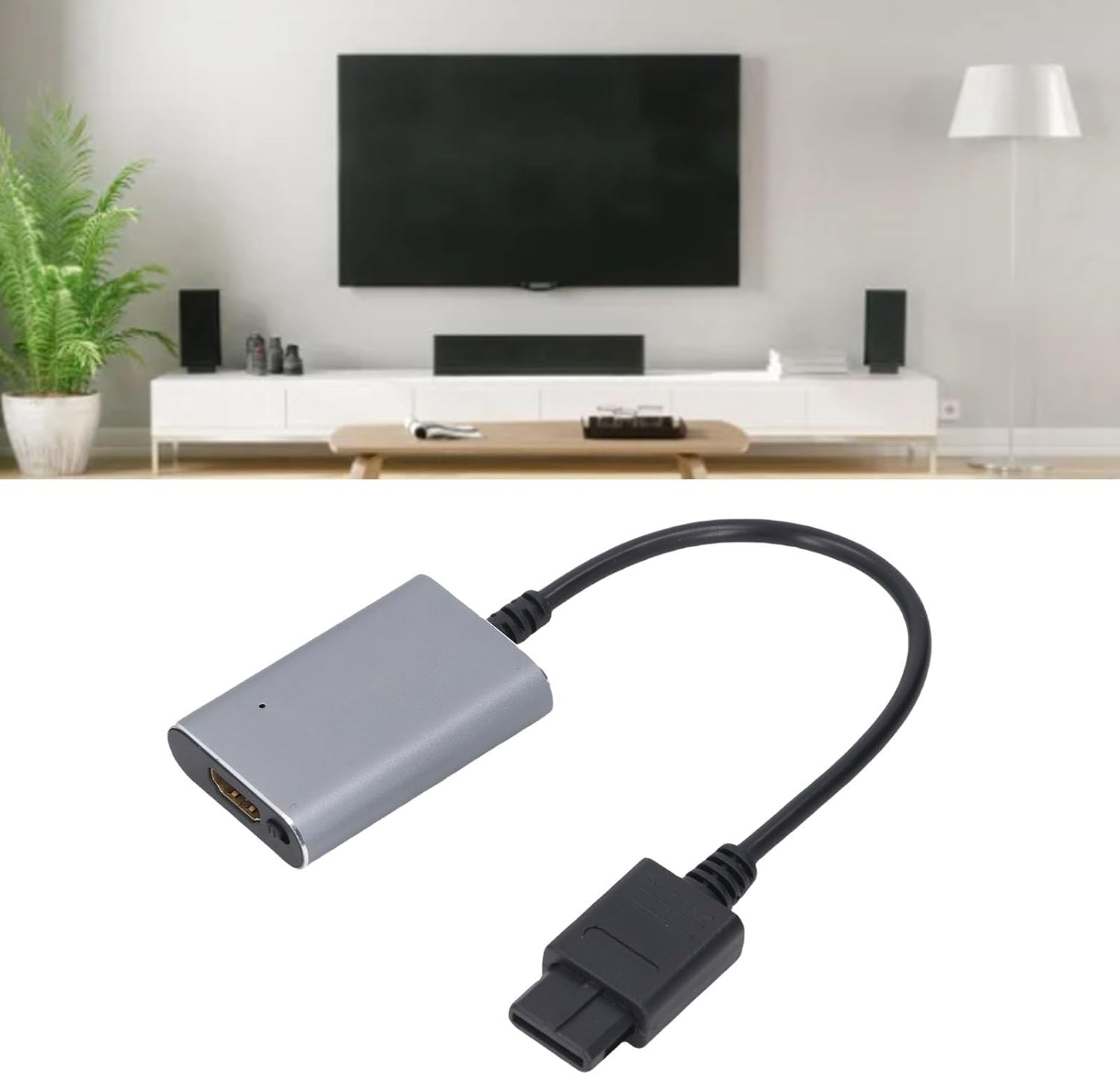 N64 to HDMI Adapter, HDMI Converter with 4:3 16:9 Switcher, 720P HD Video Converter for N64 SFC SNES NGC PAL NTSC Retro Game Console, Plug and Play image number 5
