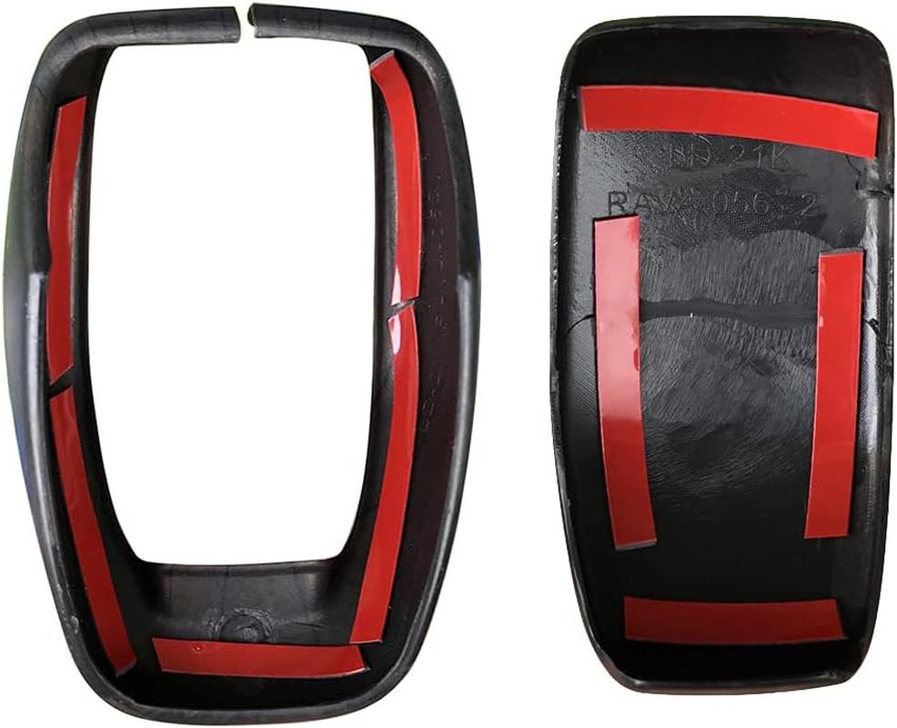 Ruihe Wood Grain Auto Gear Shift Knob Cover Trim Fit for Toyota RAV4 Highlander Venza 2019 2020 2021 2022 2023 2024 - Blue image number 3