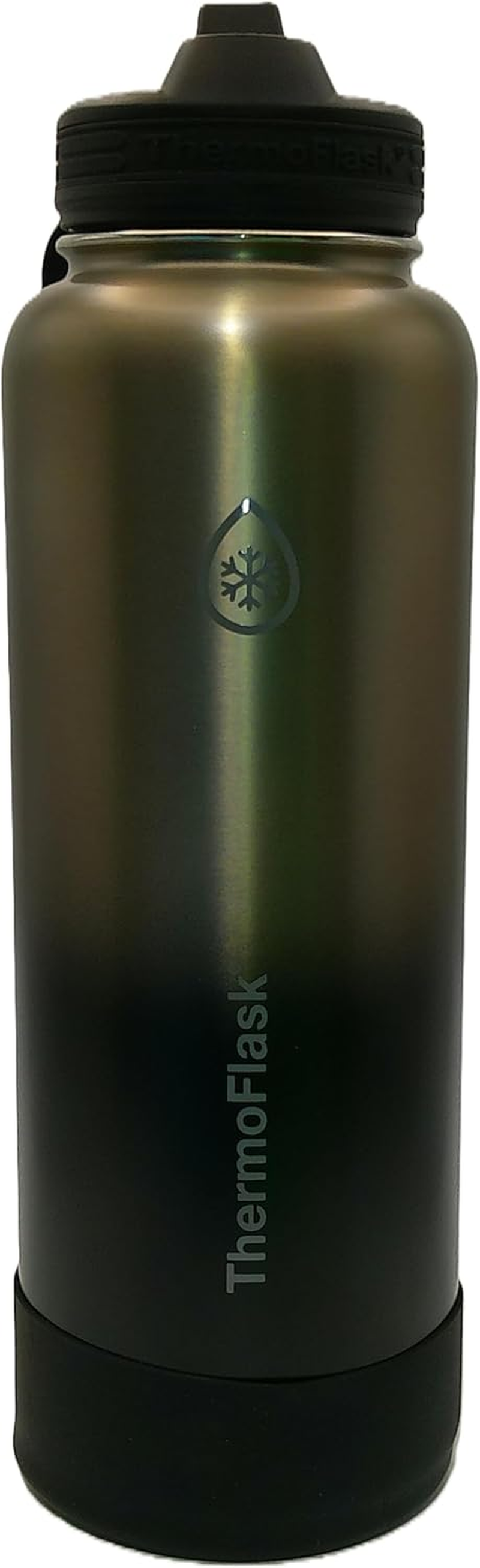 Thermoflask Stainless Steel Water Bottle, 40 Oz, 2-Pack (Silver/Blue Brushed) image number 4