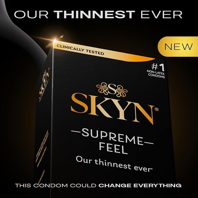SKYN Supreme Feel Ultra-Thin Non-Latex Condoms 18 Pack image number 4