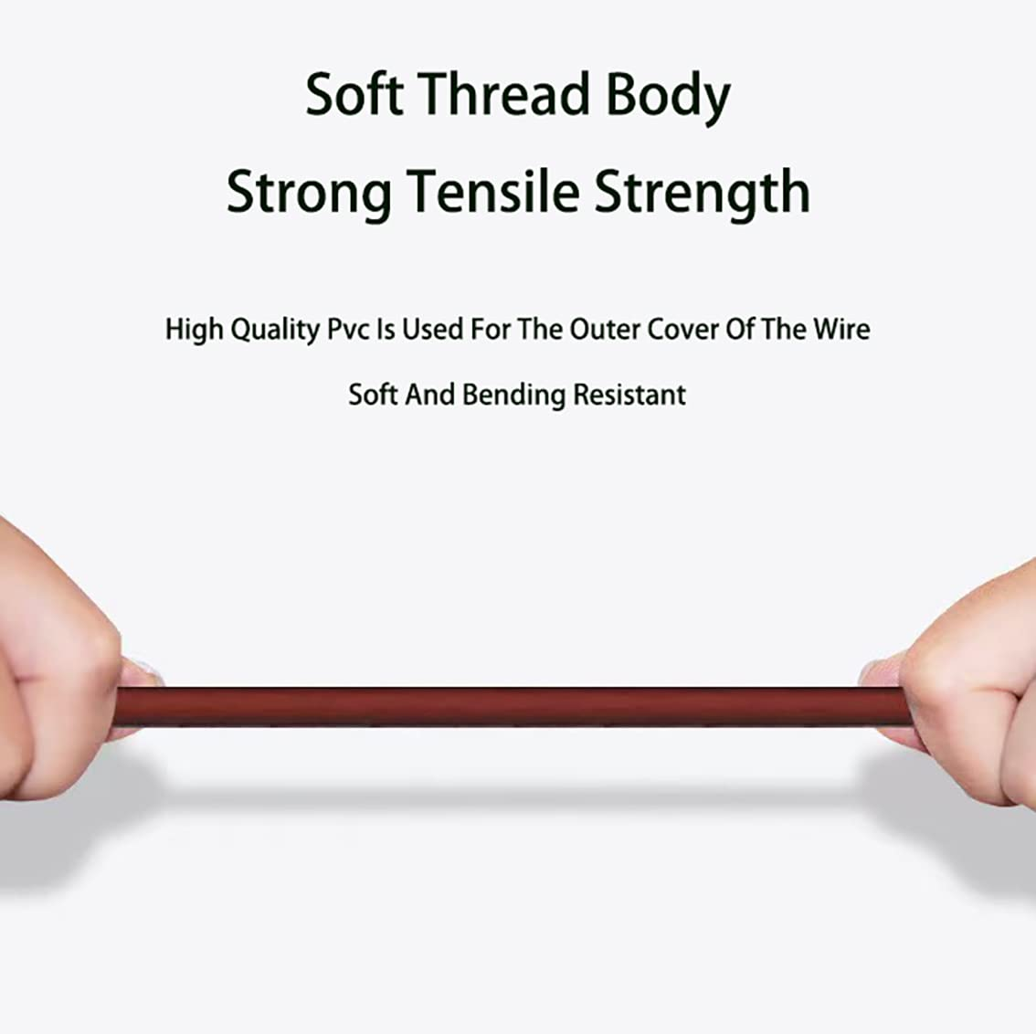 6.35Mm Instrument Cable, Tunghey Premium 6.35Mm Mono Jack 1/4" TS Cable Unbalanced Guitar Patch Cords/Instrument Cable Male to Male with Zinc Alloy Housing (2M) image number 3