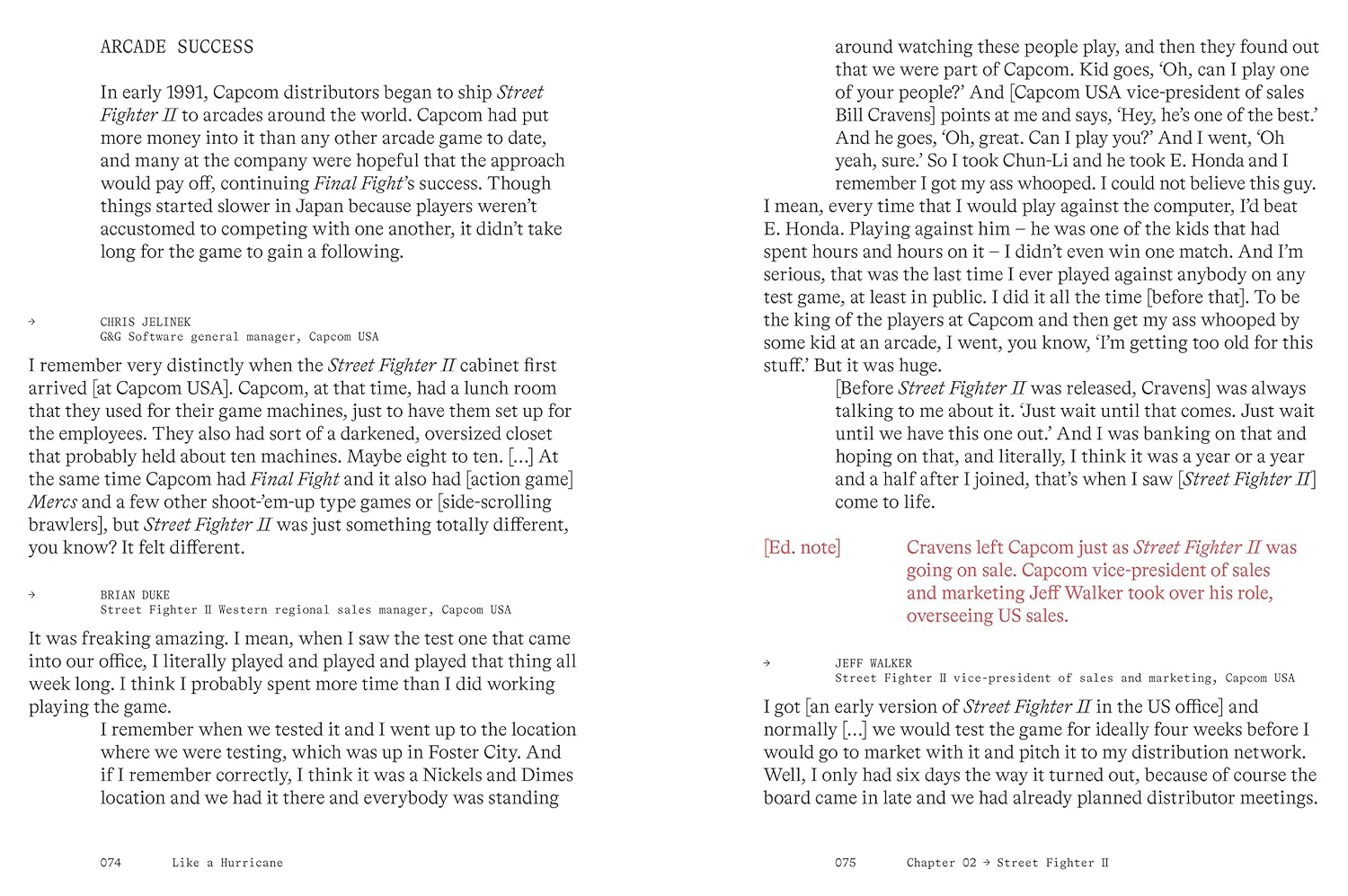 Like a Hurricane: an Unofficial Oral History of Street Fighter II image number 5