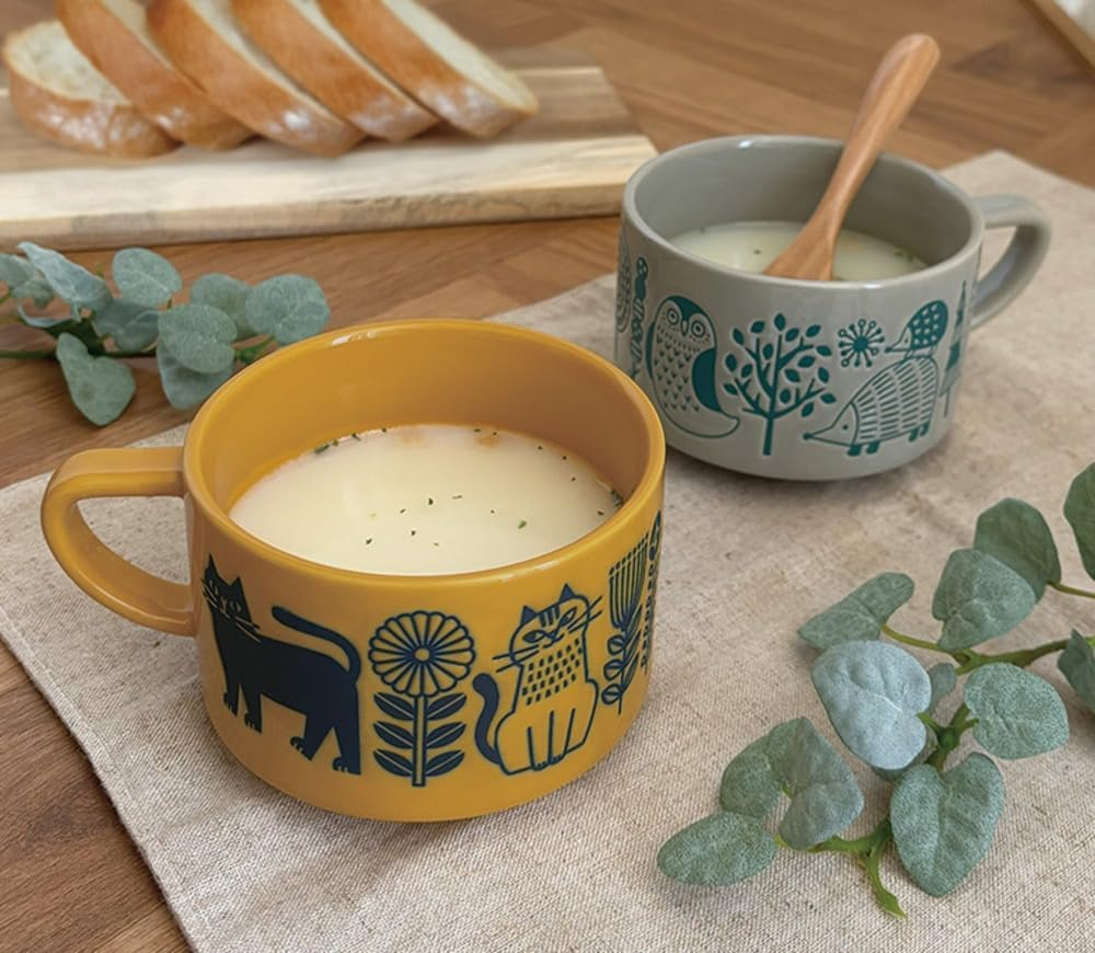 Decore Corporation Fikalycka YE MG-29921 Soup Mug image number 2