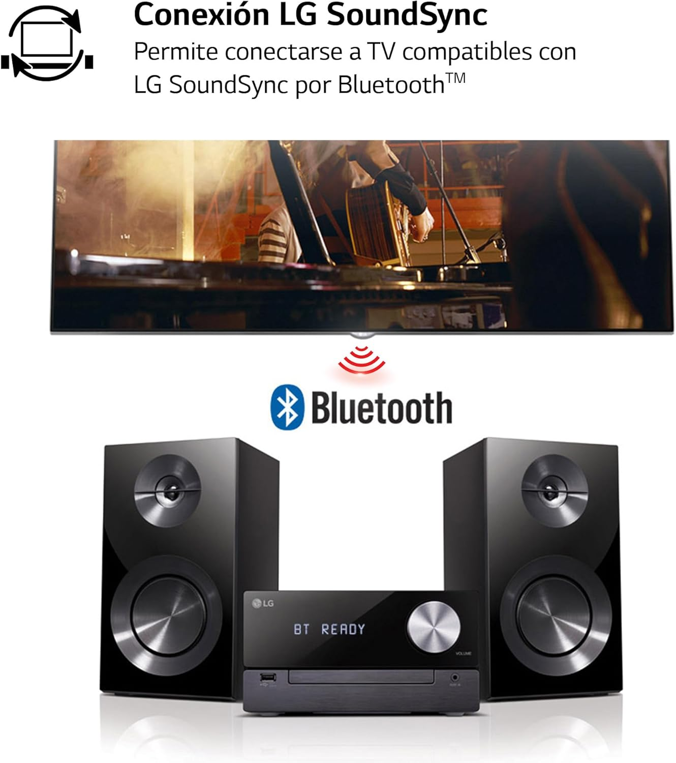 LG CM2460DAB Mini Hi-Fi System with Digital Radio image number 1