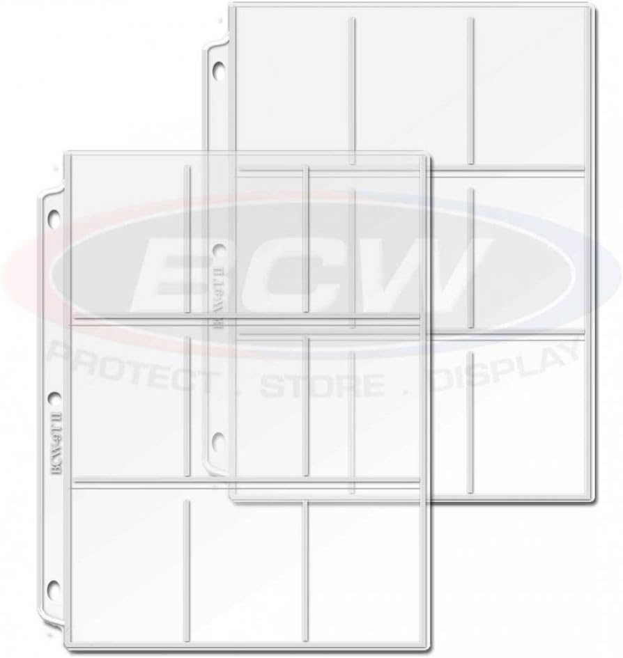 BCW 9 Pocket 20 Protective Pages image number 2