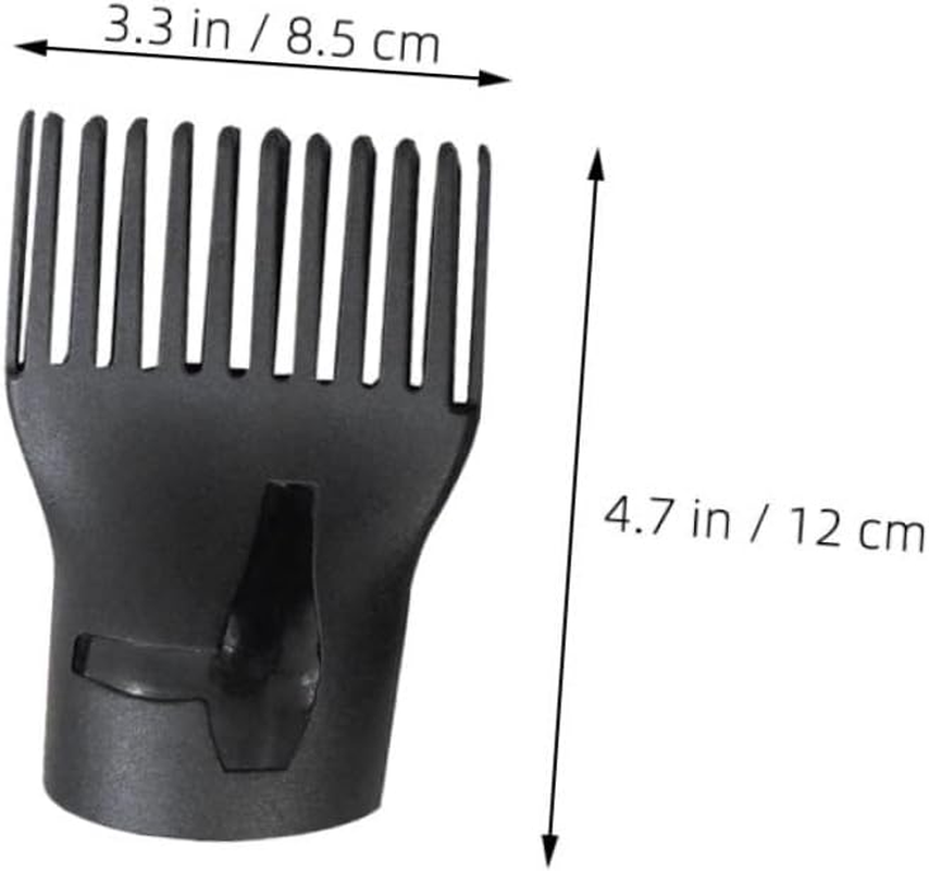 4Pcs Heat Resistant Plastic Hair Dryer Nozzle Replacement Narrow Concentrator Styling Tool Attachments for Salon and Home Use High Temperature Resistant Blow Dryer Parts image number 3