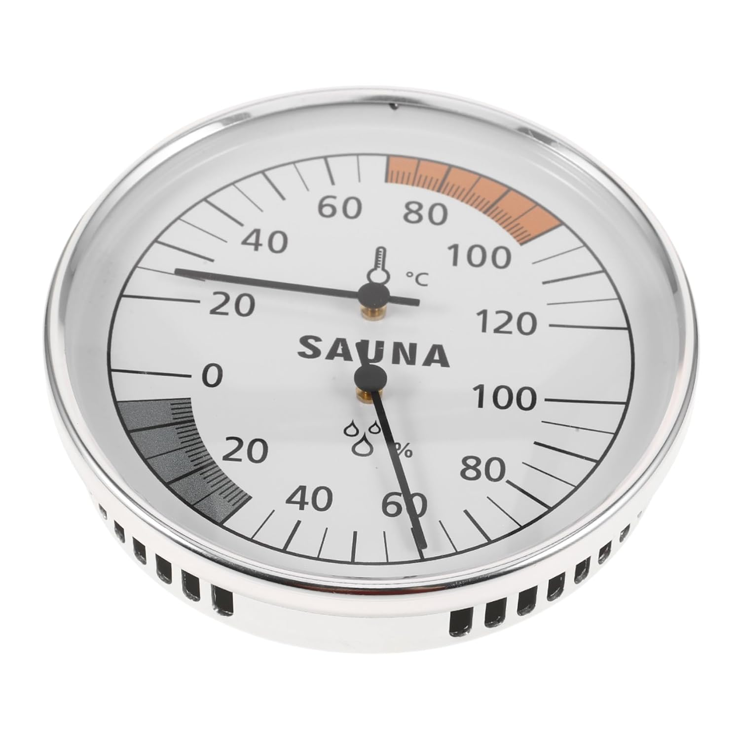 Sauna Hygrothermograph High Temperature Resistant Humidity Thermometer for Sauna Indoor Outdoor Accurate Measurement Tool image number 3
