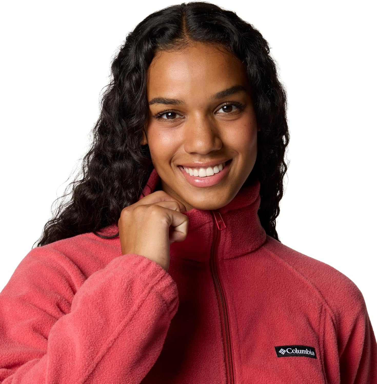 Columbia Women'S Benton Springs Full Zip, Daredevil, Large, Daredevil 2024 image number 4