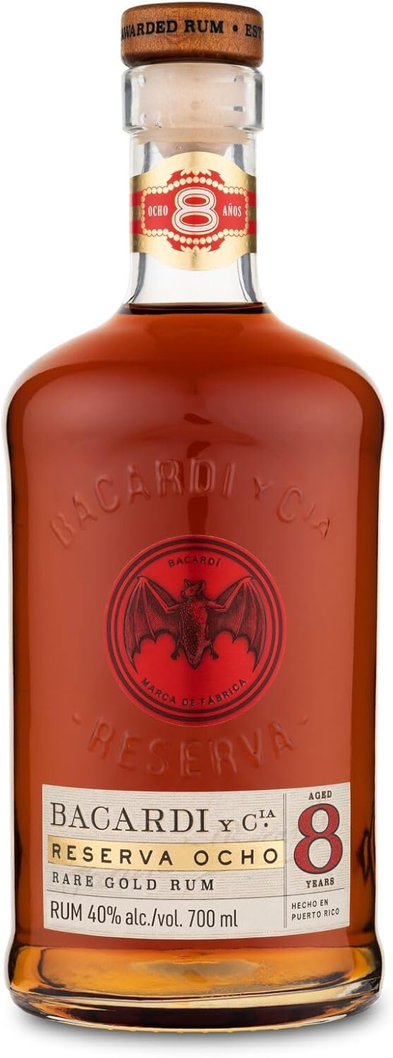 BACARD&Iacute; Reserva Ocho 8 Year Old, 40% ABV, 70Cl / 700Ml, Premium Caribbean Rum, Barrel Aged 8 Years in Oak Casks under the Caribbean Sun image number 5