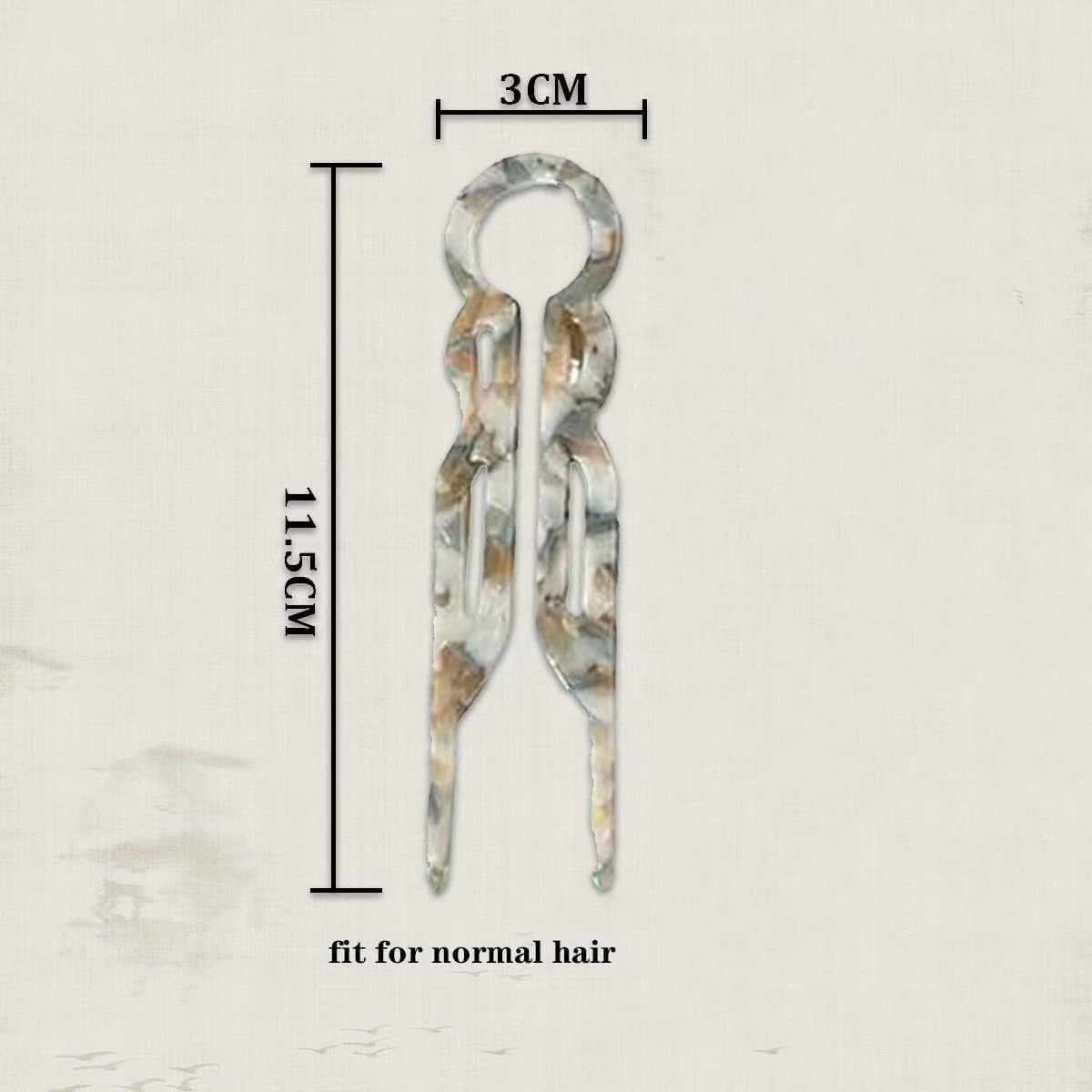 Lialys Hair Pin, Prestige Hair Pin,New Hair Accessories, Elegant Hair Clips for Women, Suitable for All Hair Types (3Pcs) image number 3