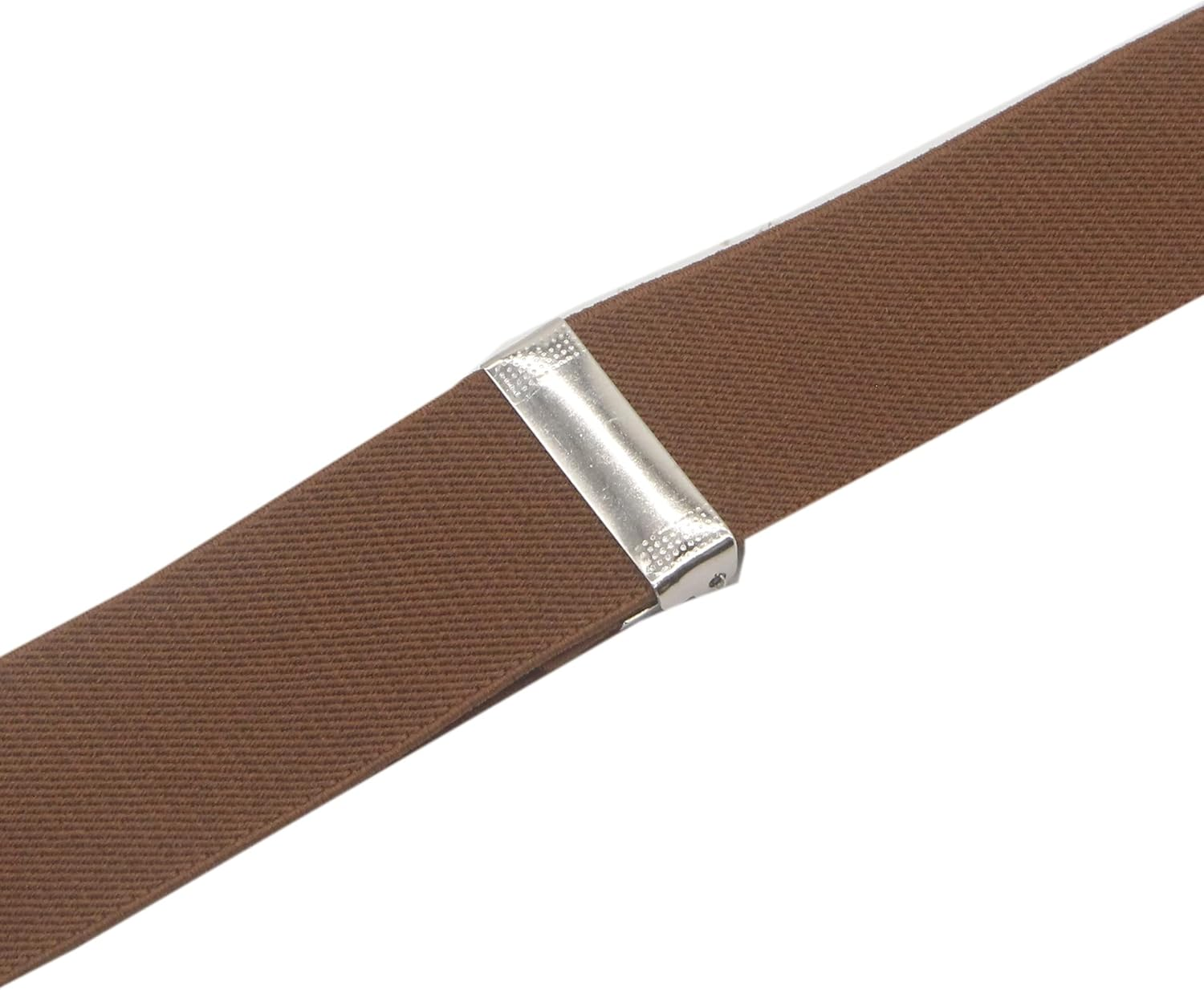 Doloise Adjustable Elastic X Back Style Suspenders for Men'S and Women'S with Strong Metal Clips image number 6