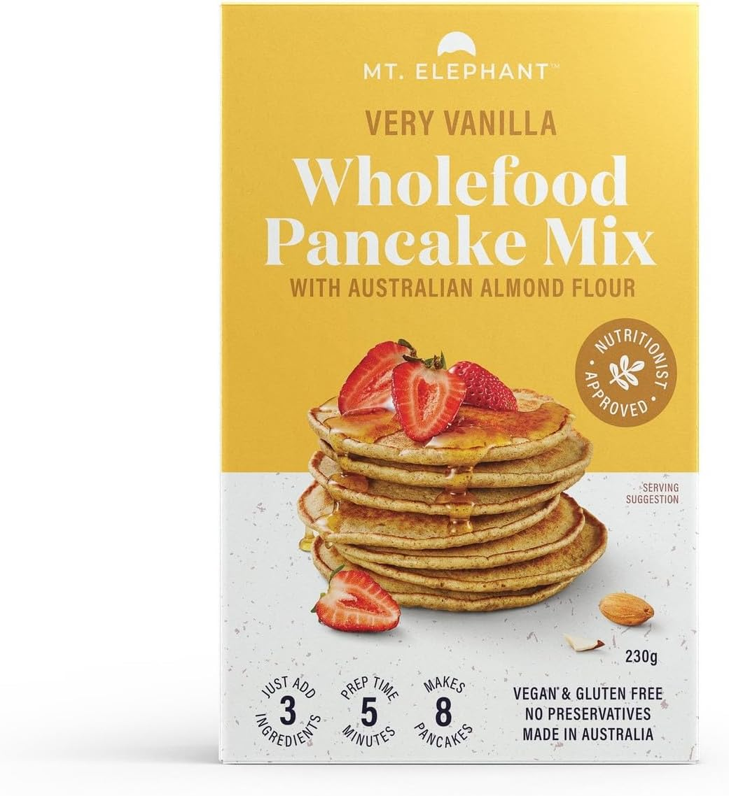 Mt. Elephant Very Vanilla Wholefood Pancake Mix 230 G