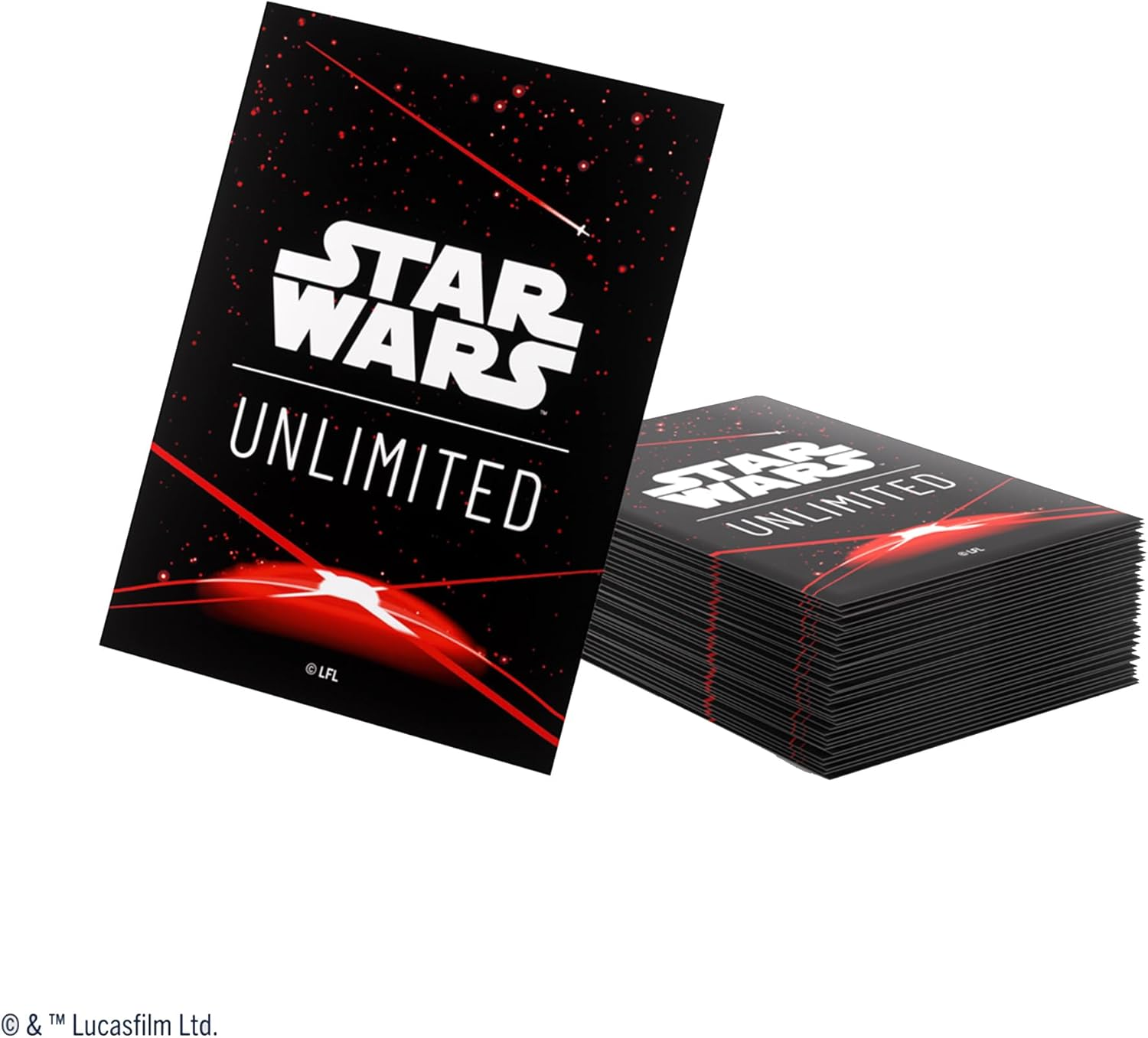 Gamegenic Star Wars Unlimited Art Sleeves - Space Red image number 1