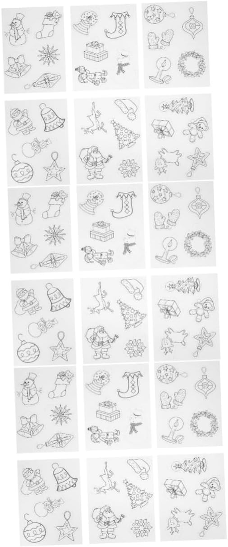 Christmas 3 Sets Christmas Shrink Wrap Shrink Wrap Shrinking Crafts Christmas Shrink Wrap Scrub Set Sandpaper Set Art and Craft Set Shrink Film image number 6