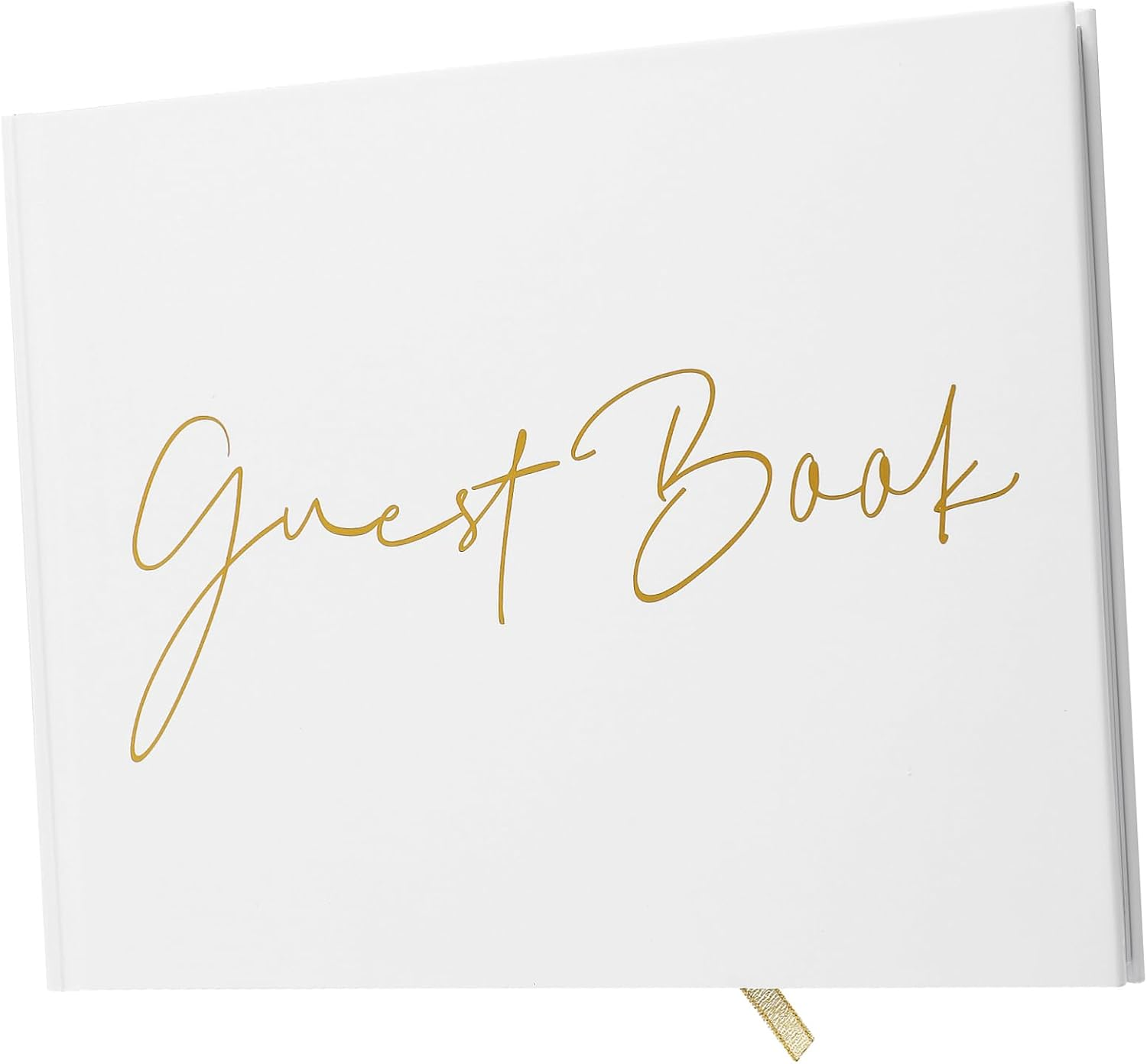 ABOOFAN Wedding Guest Book Album Ample Pages for Messages Photos Elegant Foil Design Memorial Guestbook for Birthday Wedding and Family Gatherings image number 6