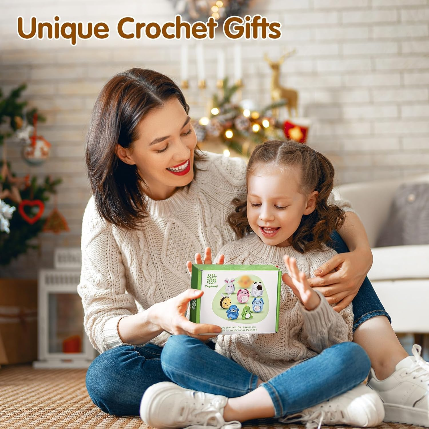 Crochet Kit for Beginners, Crochet Cat DIY Beginner Crochet Kit for Adults, Amigurumi Crochet Animals Craft Kits for Adults Crochet Kits, Easy Knitting Kit Arts & Crafts image number 6