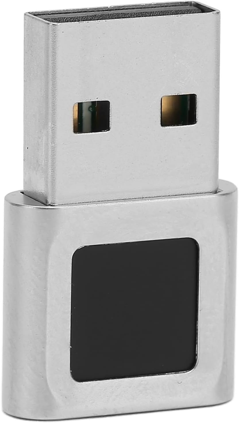 USB Fingerprint Reader, Portable Fingerprint Scanner for Safer Login, 360 Degrees Touch Fast Matching Security Key for Laptop, Mini USB Fingerprint Logger for 10 and 11 image number 3