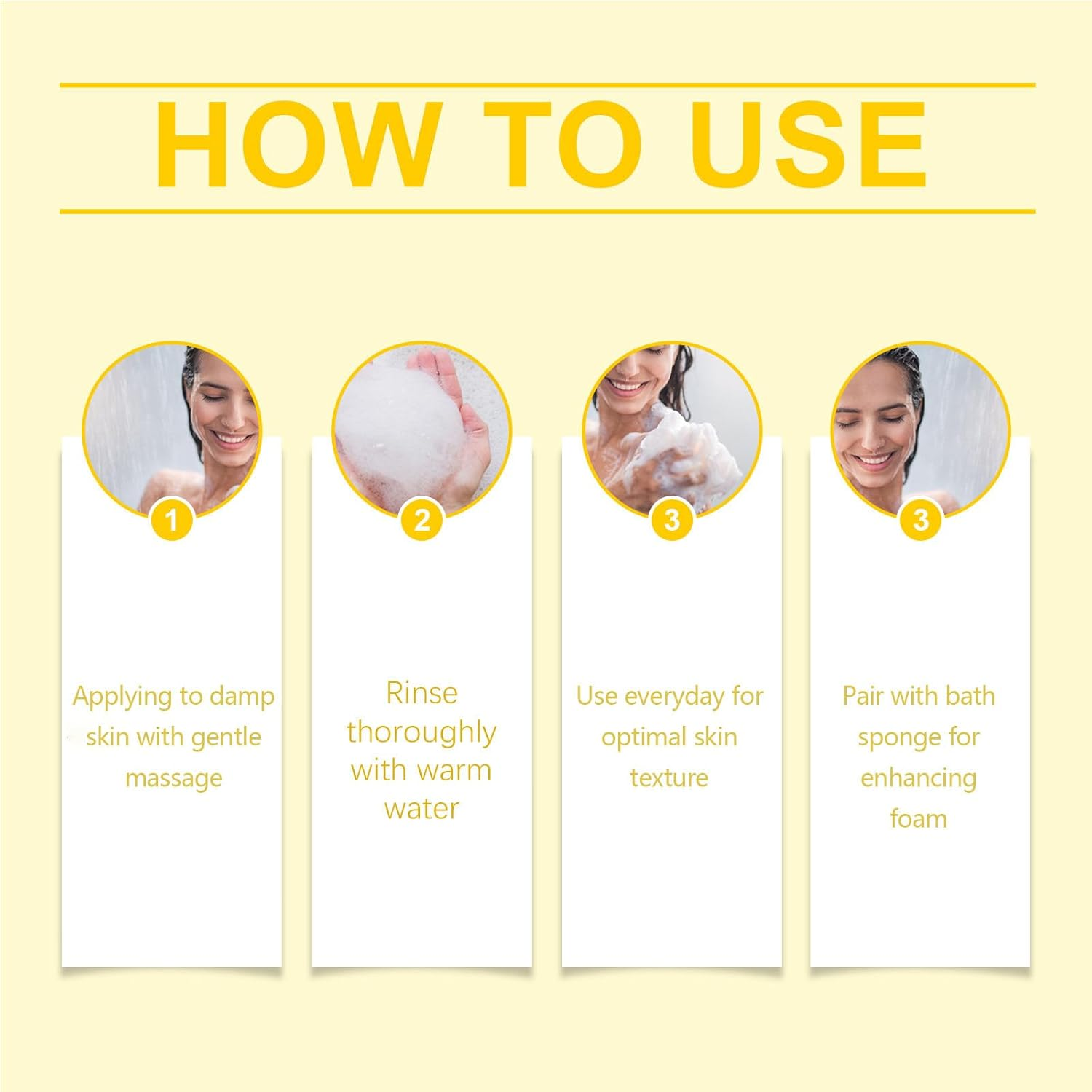 Persimmon Body Wash for Old People Smell, Natural Deodorant for Strong Odor Smell Removing Deeply Cleansing & Moisturizing with Persimmon Green Tea Extraction, Freshen Scent (2Pcs) image number 1