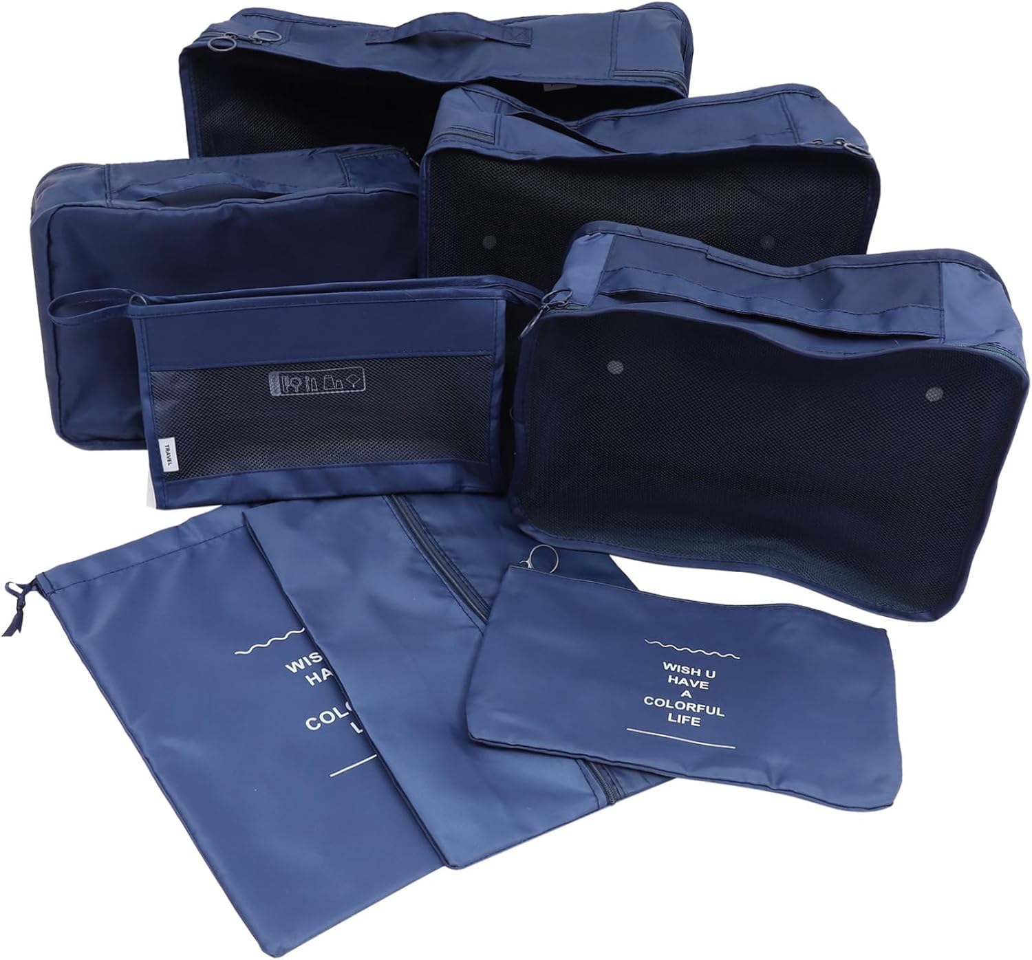 Ergonomic Travel Storage Bag Packing Cubes Foldable Luggage Organizers Multi-Functional Storage Bags image number 3