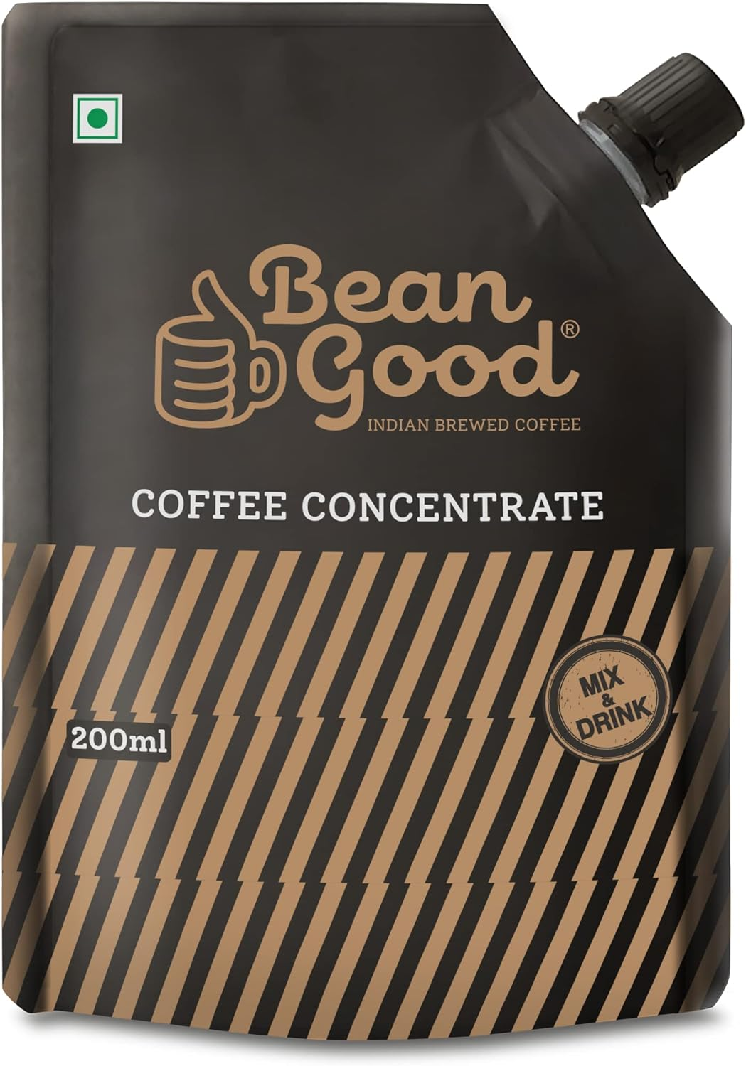 Bean Good Instant South Indian Filter Coffee Decoction Concentrate - Serves 20 Cups &ndash; 200Ml - 80% Coffee & 20% Chicory Blend - Just Add Hot Water/Milk/Sugar