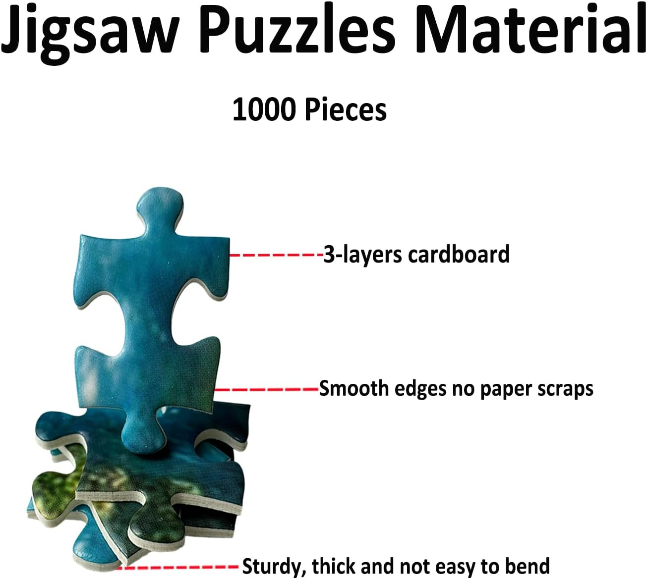 Jigsaw Puzzles for Adults 1000 Pieces Impossible Hard Difficult Challenging Puzzles for Adults Teens 1000Pc Puzzle Magical Castle Bookshelf Stories Jigsaw Puzzle 1000 Pieces 28 X 20 Inch image number 4