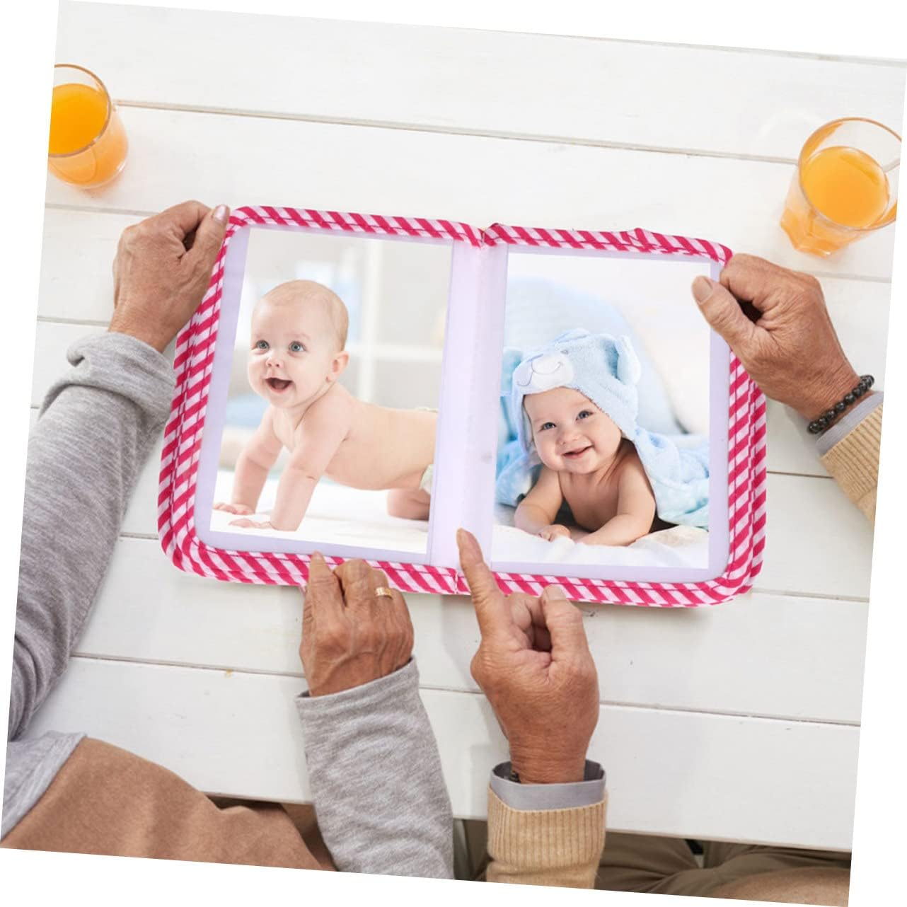 JOINPAYA Album Baby Picture Scrapbook: Baby Picture Album My First Photo Album Personalized Baby Photo Book Personalized Baby Book Milestone Book Photo Albums Books Toddler Cloth image number 3