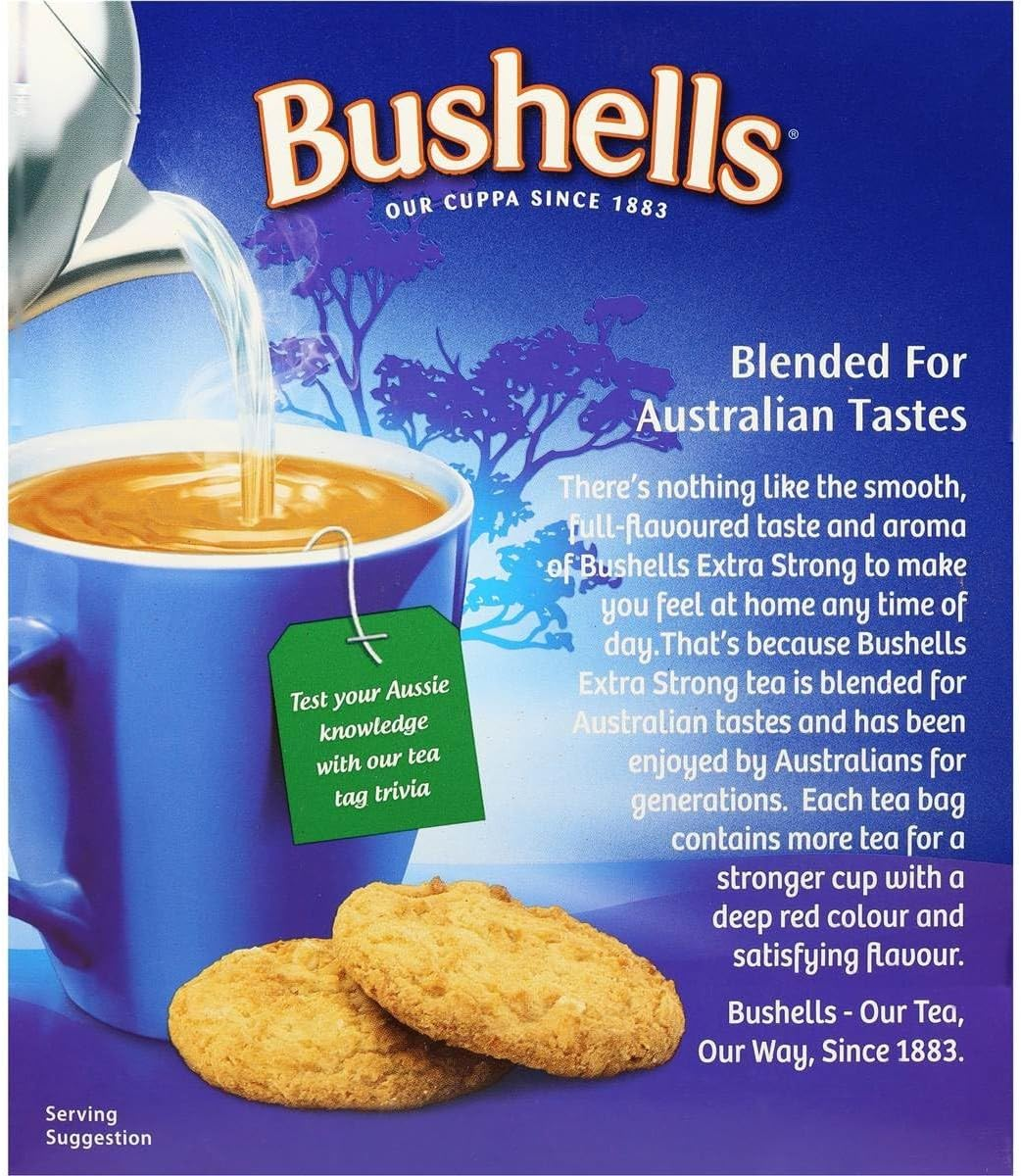 Bushells Extra Strong Tea 200 G (100 Teabags) image number 4