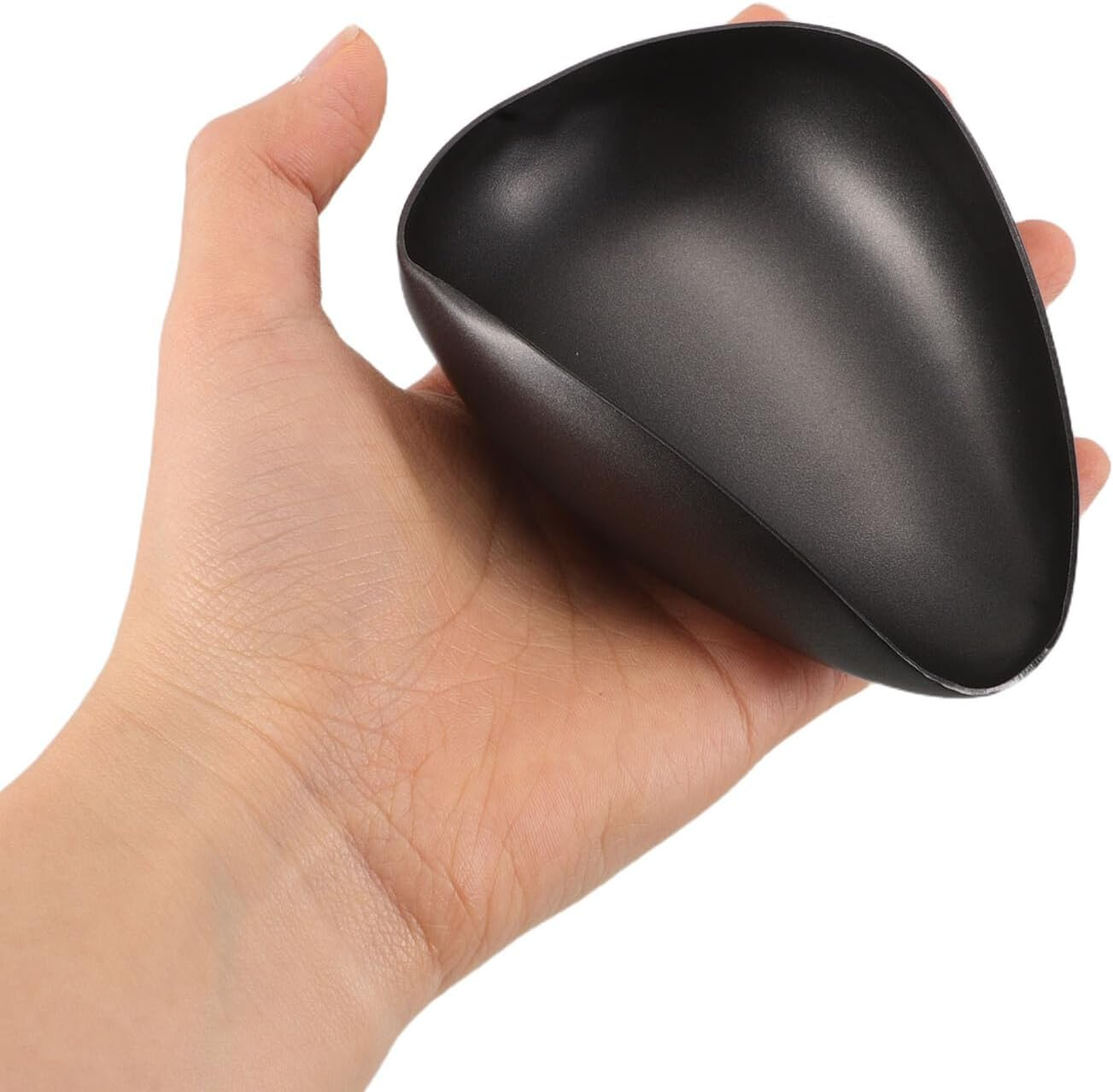 KICHOUSE Stainless Steel Coffee Bean Dosing Cup with Pour Spout, Black 40G Capacity Espresso Powder Measuring Tray for Coffee Brewing and Loose Tea Presentation image number 4