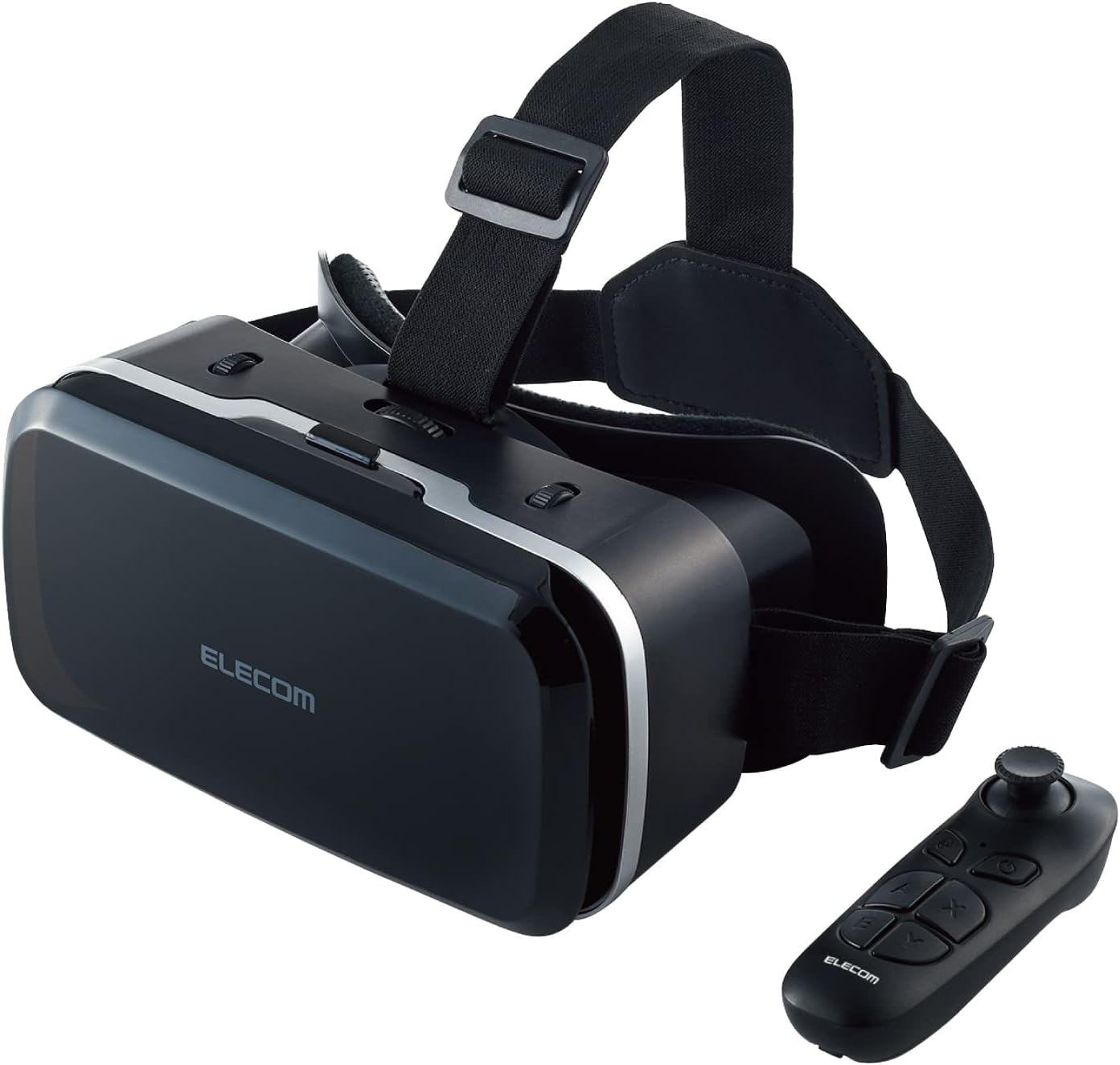 Elecom VRG-M02RBK VR Goggles, Smartphone Compatible, Standard Type, Remote Control Set, Black image number 5