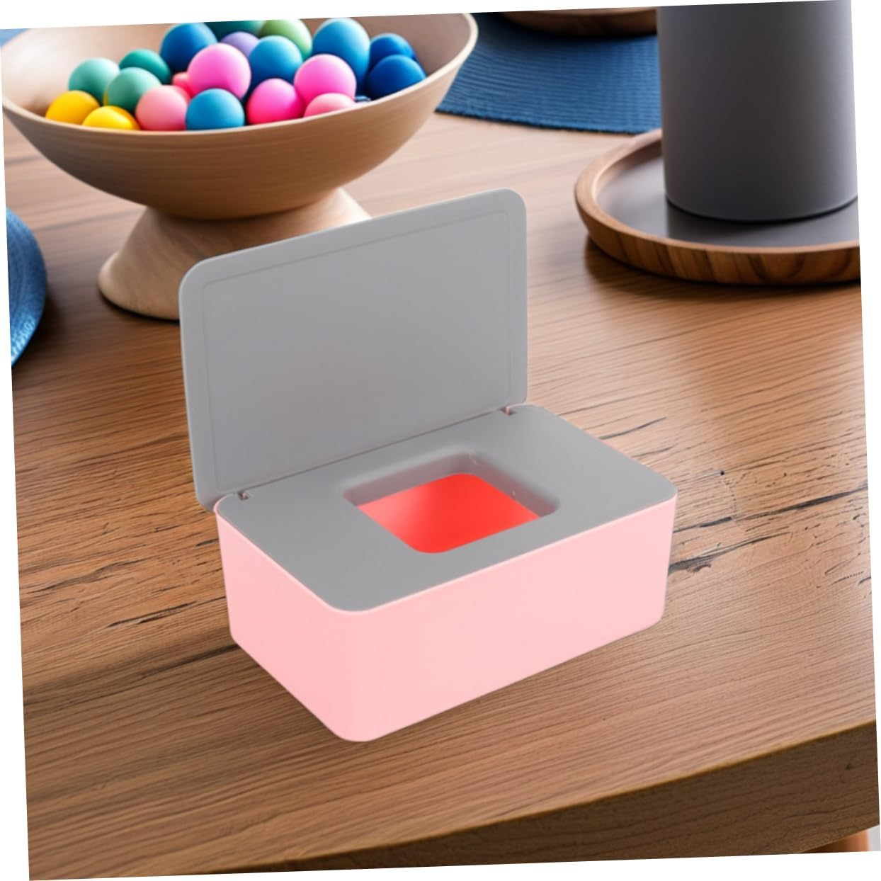 2Pcs Wet Napkin Container Sealed Wipe Dispenser Wipes Holder Case for Home Use image number 2