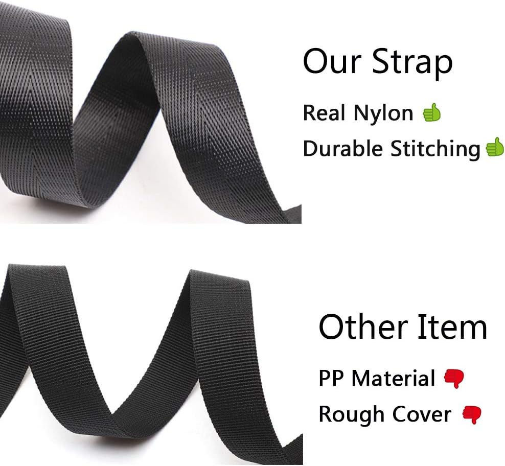 6Pcs Tie-Down Straps, Heavy Duty Lashing Straps 2M Tension Belts Ratchet Straps Luggage Straps Capacity 250KG with Metal Buckle for Motorcycles,Trucks,Cargo,Bicycles image number 1