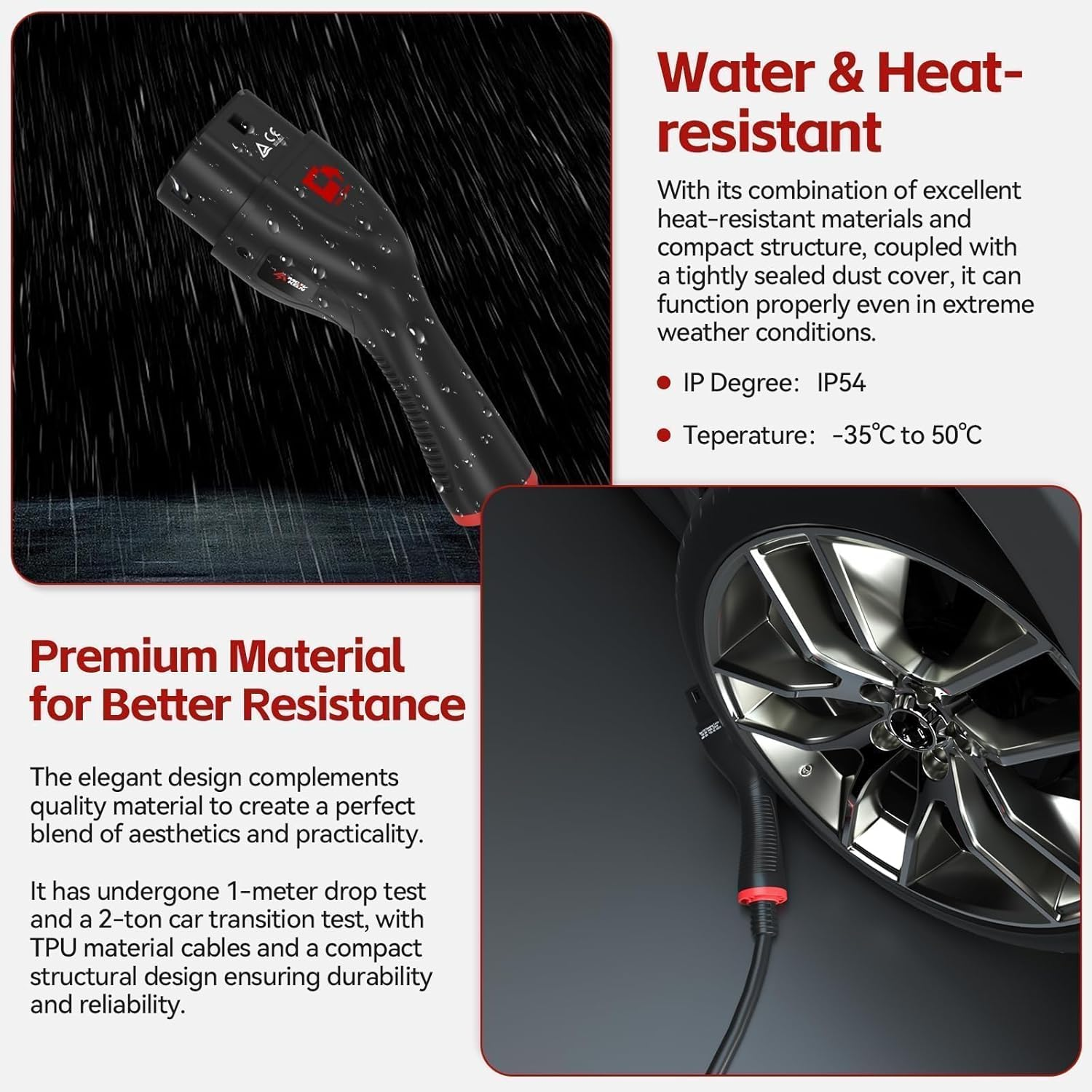 MCEVKELN Type 2 to Type 2 EV Charging Cable 7Kw 7M - Electric Vehicle Charger| 1 Phase | 32A | 7M TPU Cable Compatible with Tesla/Byd/Bmw/Mg/Kia image number 5