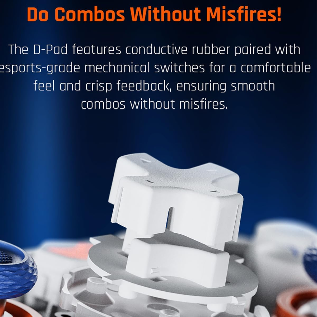 BIGBIG WON BLITZ 2 Pro PC Video Game Controller, TMR Electromagnetic Joystick,2000Hz Wireless Polling Rate,1000Hz Gyroscope,16 Mechanical Buttons,Pc+Mobile APP Gamepads for FPS Games-Gray