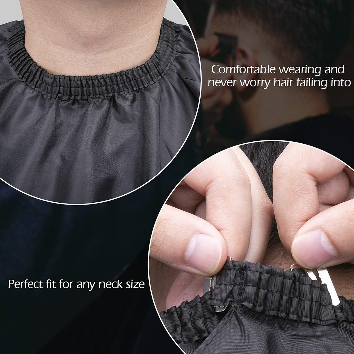 Professional Home Hair Cutting Kit - Quality Home Haircutting Scissors Barber/Salon/Home Thinning Shears Kit with Comb and Case for Men and Women - Sliver image number 5