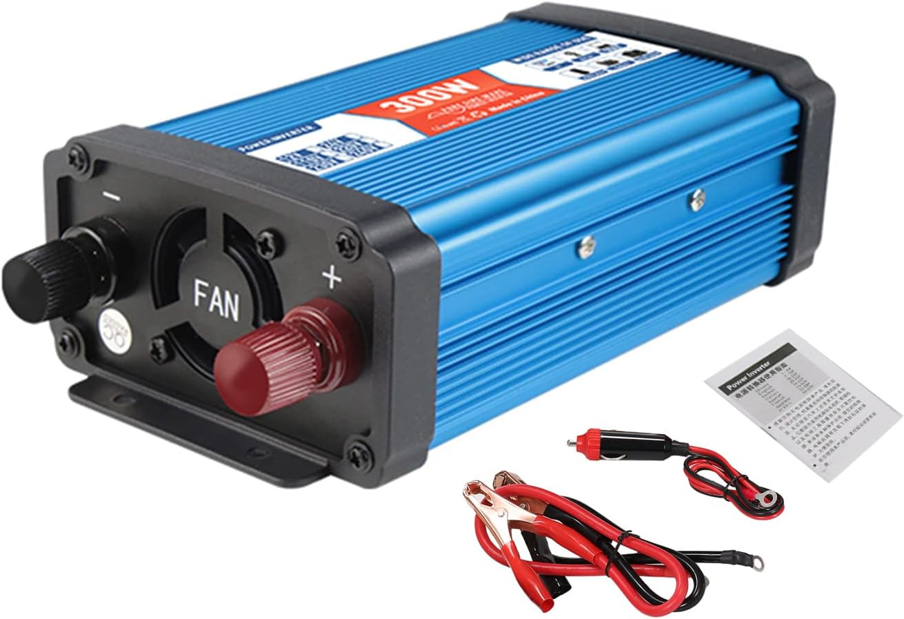 Solar Power Inverter Sine Wave Power Inverter 500W DC 12V to AC 220V-240V Dual USB Port with Digital Display image number 5