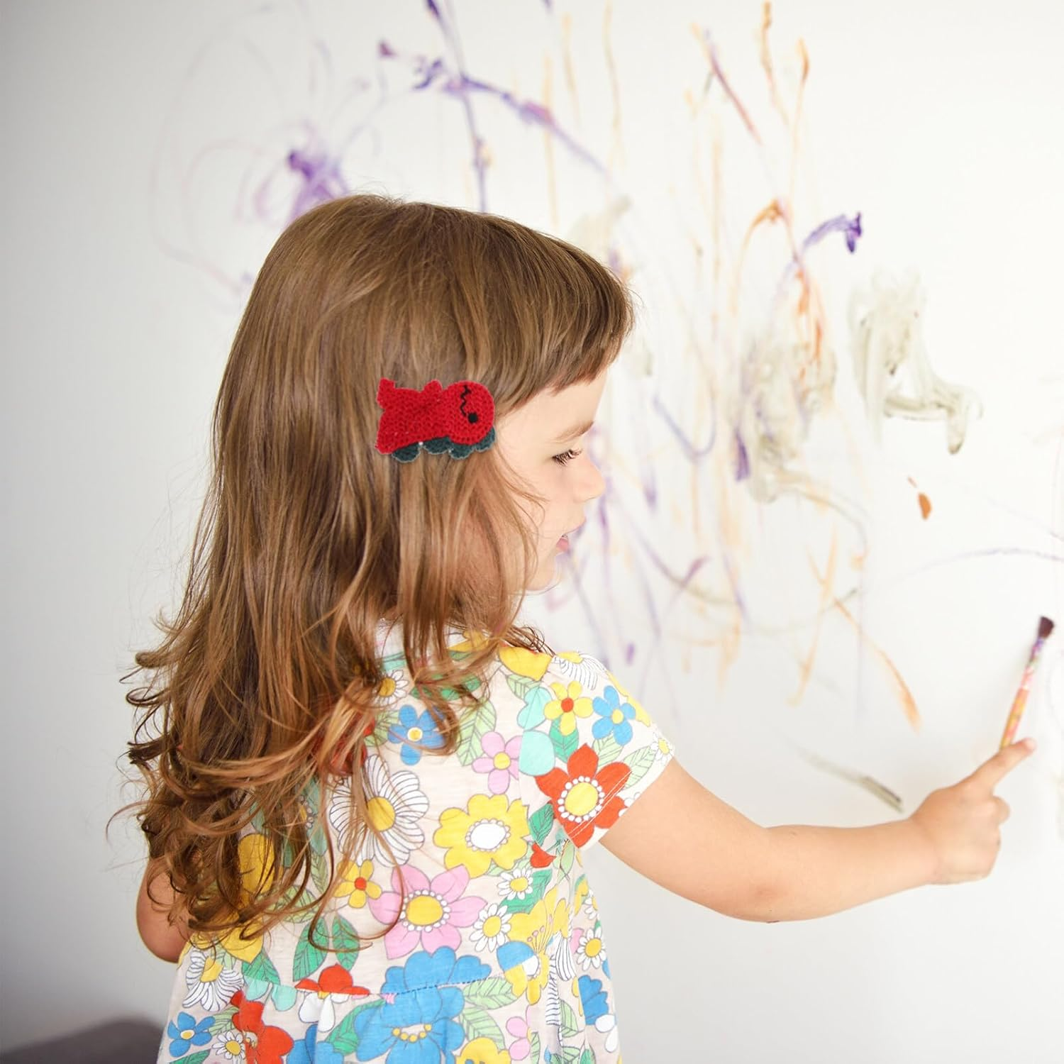 Ipetboom Cute Dinosaur Hair Clips, Pack of 10 Cute Animal Hair Clip, Crochet Snap, Hair Clips, Hair Pin, Dinosaur Hair Accessories, Gift for Girls Hair Decorations image number 3