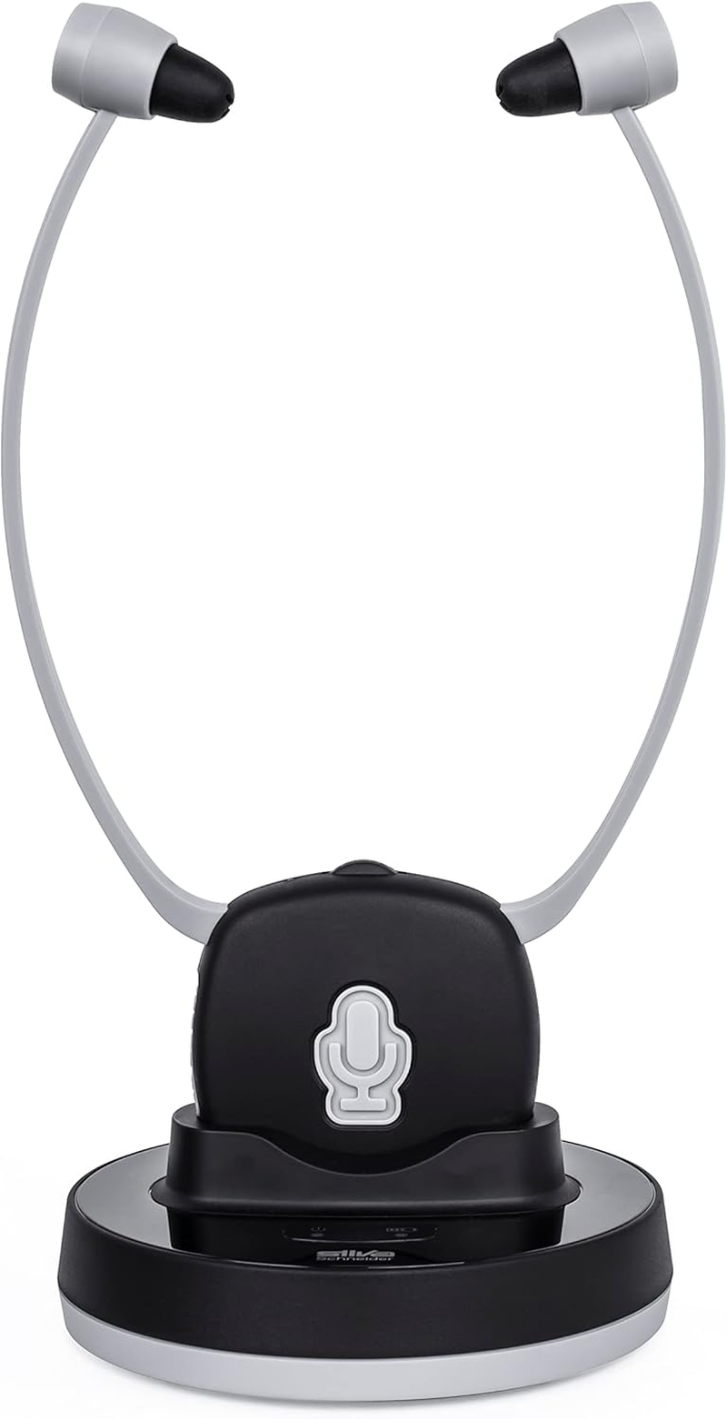 SILVA Schneider DH 9600 Wireless Headphones with Integrated Hearing Amplifier image number 1