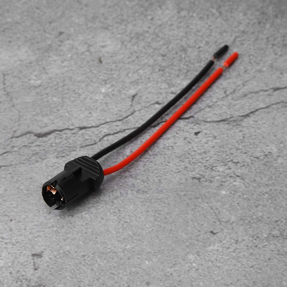 Akozon Pack of 10 T10 Female Bulb Connector for Car, Truck and Boat, Socket Base for LED Wedge Light Lamp Holder image number 4