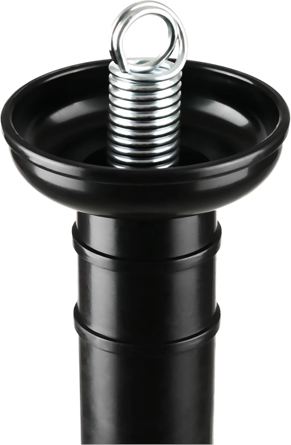 5PCS Plastic Electric Fence Gate Handle with Insulators and Spring, Black image number 1