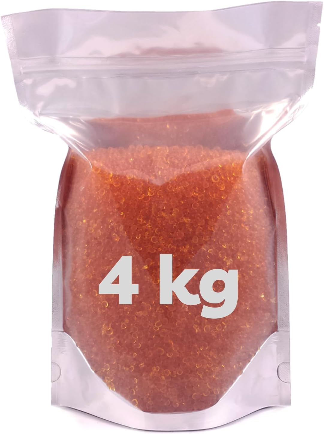 Silica Gel Beads Orange, 3-5Mm | (0.5 KG). Orange Silica Gel Beads Turn to Green to Indicate Reactivation. Reusable Desiccant Beads Rechargeable Moisture Absorber Silica Gel image number 1