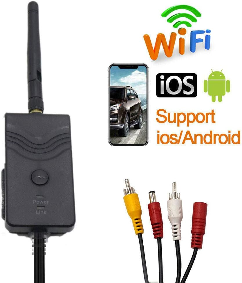 Wishring Wifi Car Backup Camera Realtime Video Transmitter for Iphone X Android Samsung LG Motorola Huawei HTC 903W image number 2