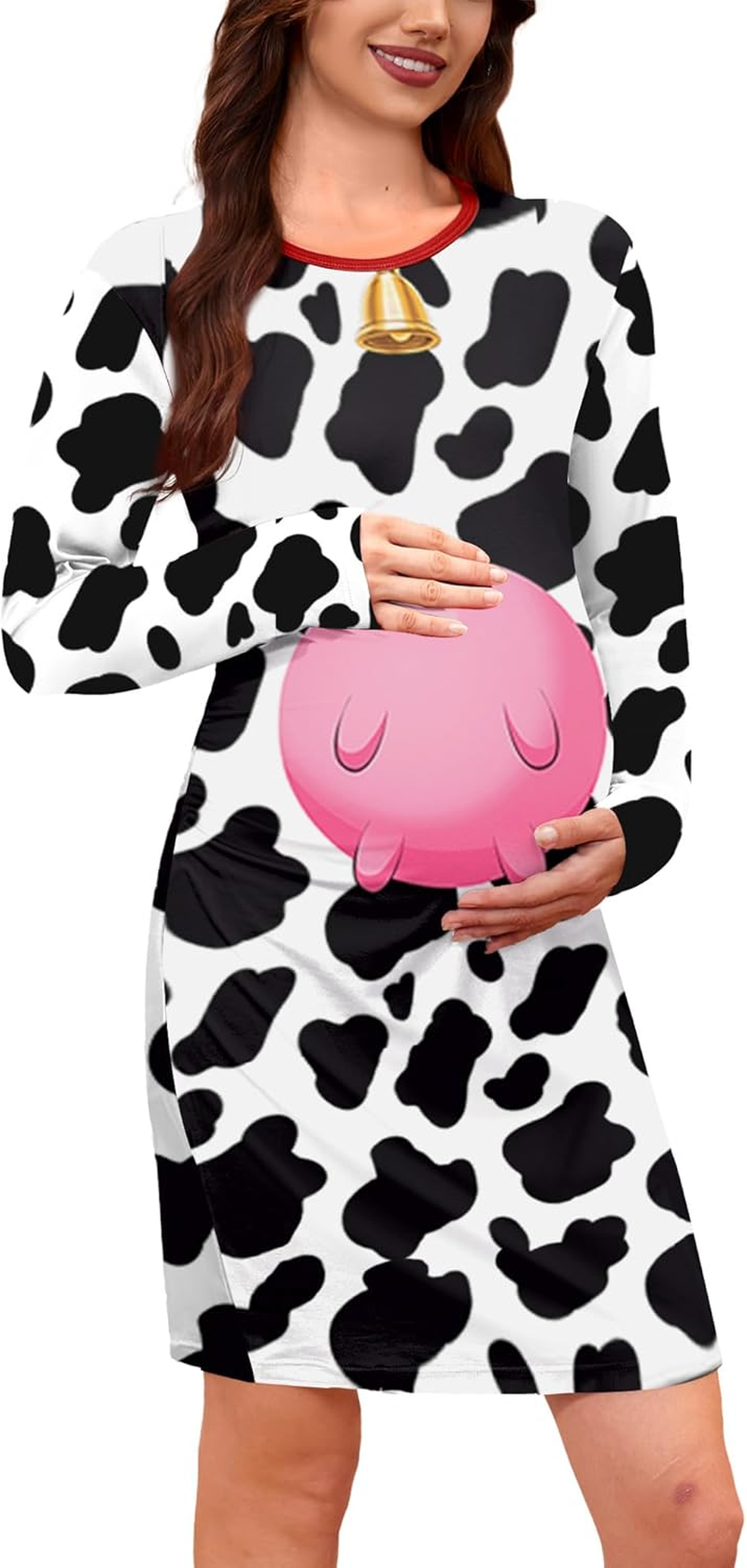 For G and PL Halloween Women'S Long Sleeve Pregnant Maternity Pregnancy Cosplay Dress image number 1