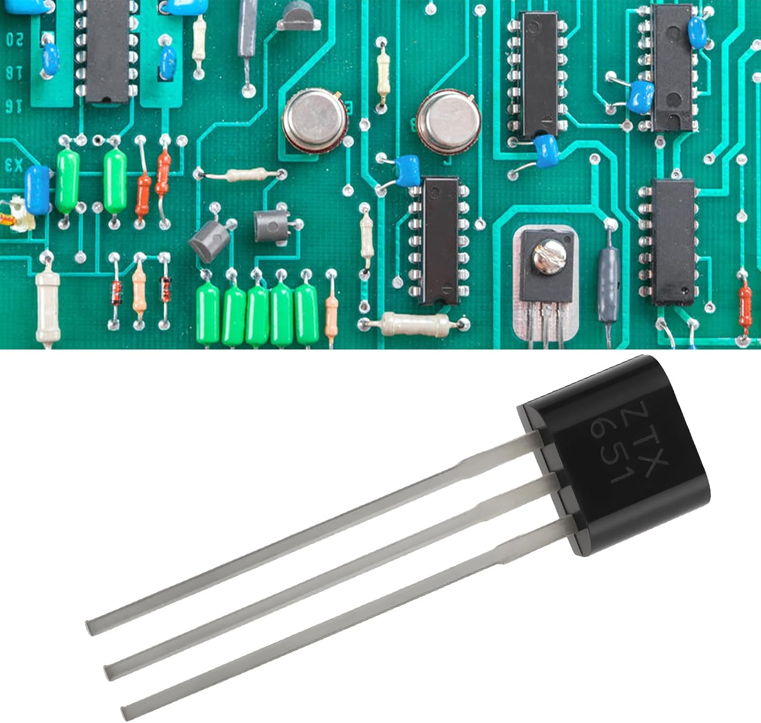 VGOL 4Pcs ZTX651 NPN Silicon Transistor for General Purpose Amplification and Switching Applications image number 5