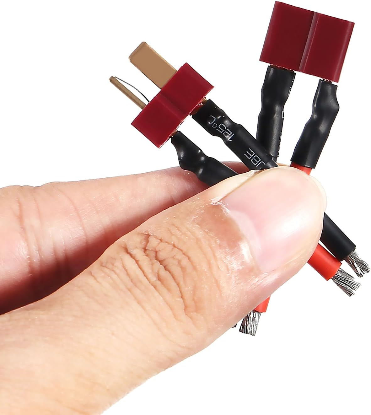 DIANN 5 Pairs T Plug Connector Female and Male with 14AWG Silicon Wire for RC Lipo Battery Cable Drone