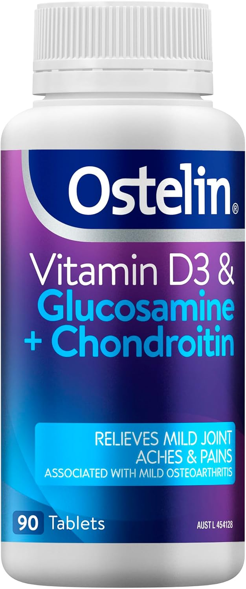 Ostelin Vitamin D3 and Glucosamine + Chondroitin Tablets (90 Tablets) image number 4
