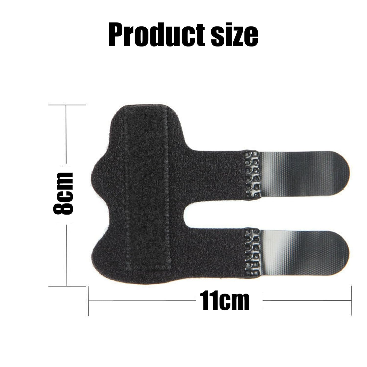Trigger Finger Splint, 2 Pieces Finger Brace for Arthritis Pain and Support with Aluminum Strip, Finger Splint for Index Middle Ring Finger Support, Adjustable Brace for Arthritis and Joint Pain Relief image number 2
