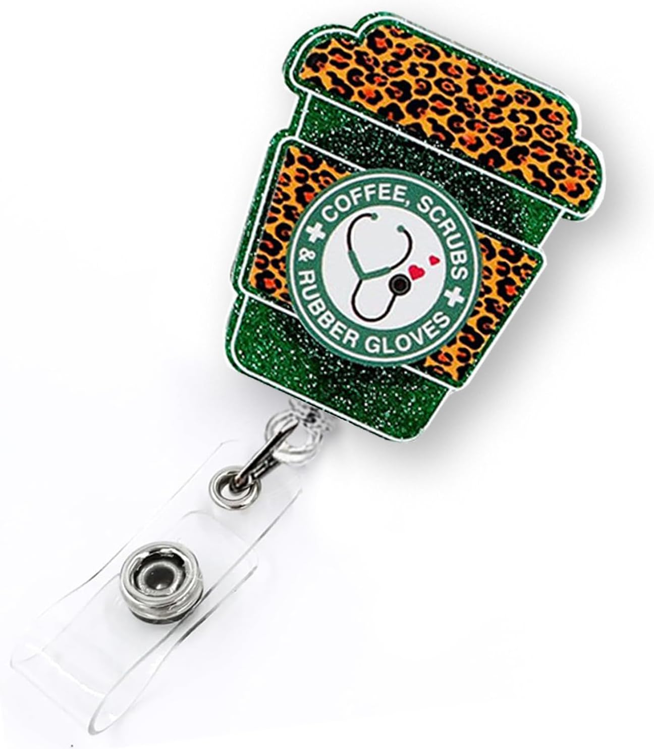 First of All I'M a Delight Badge Reel Retractable, Funny Badge Reel for Nurse Nursing Student RN CNA LPN Medical Worker & Teacher, Delight Badge Holder with Alligator Clip & 24&rdquo; Durable Nylon Cord