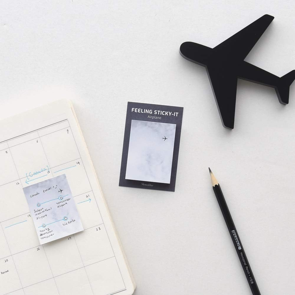 Monolike Feeling Sticky-It - 5P Set Self-Adhesive Memo Pad 50 Sheets - Feeling Ver.1 image number 6
