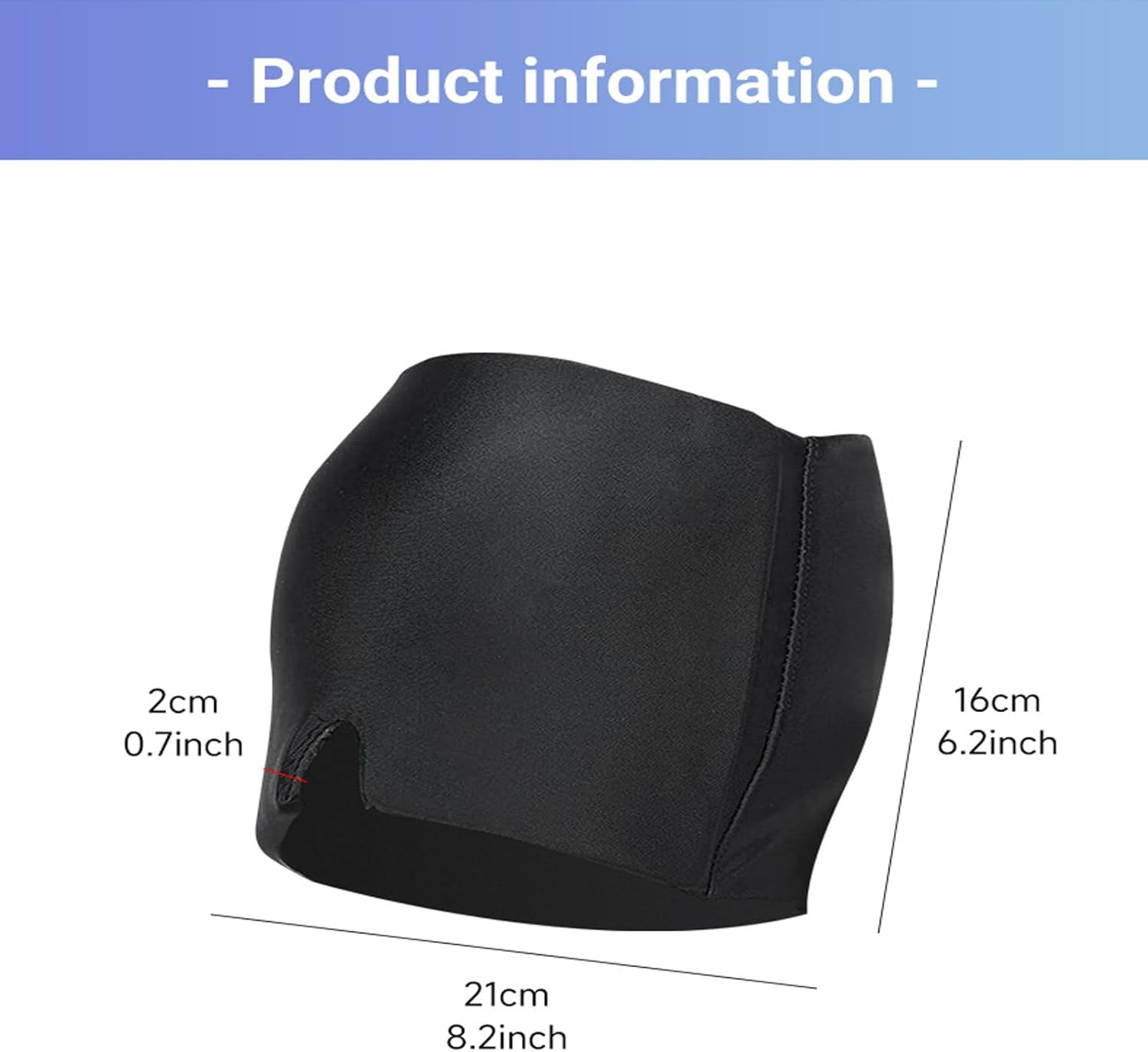 Migraine Mask，Migraine Headache Relief Cap，Tension Headache Relief, 360&deg; Gel Surround Cooling Pads, Head Ice Pack Form Fitting Ice Hat， Migraine Cap for Sinus Headache Relief. image number 5